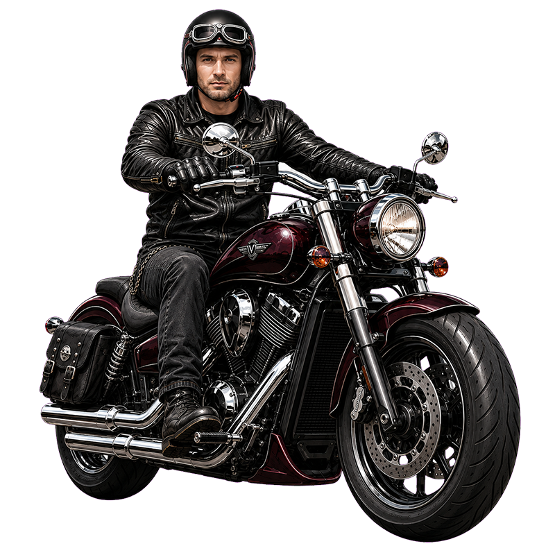 Moto cruiser czarny 26
